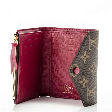 lv fuschia victorine wallet|victorine wallet monogram.